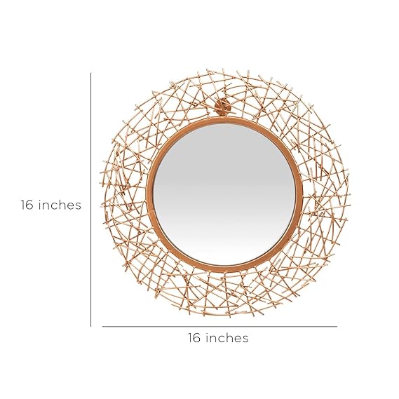 Luxurious Designer Circular Wall Mirror