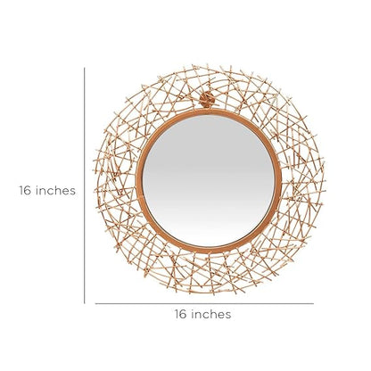 Luxurious Designer Circular Wall Mirror