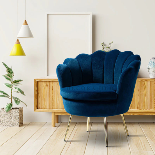 navy blue accent chairs