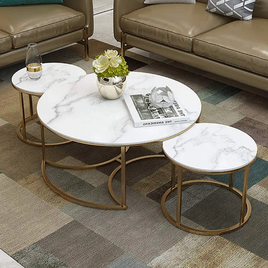 Nesting Table Base Marble Top Nesting Tables | Sets From ₹11,999 – DecoraHub
