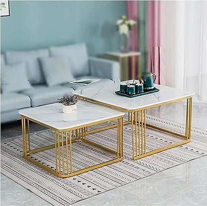 Luxurious White Nesting Table