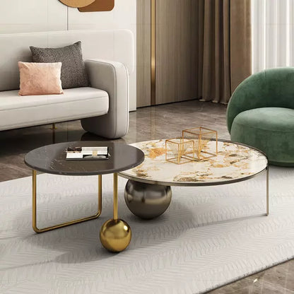 Minimalist White And Black Nesting Tables