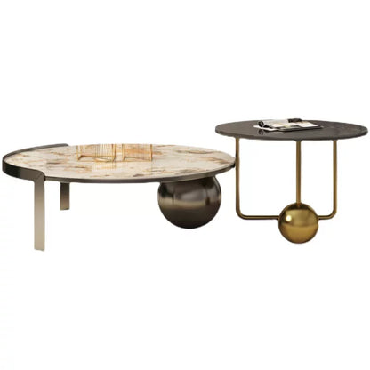 Minimalist White And Black Nesting Tables