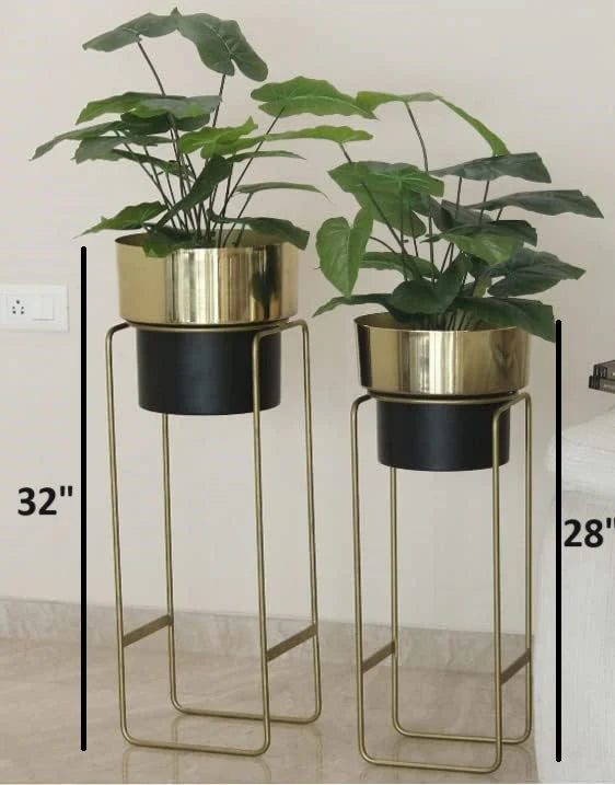 Golden Home Decorative Planter