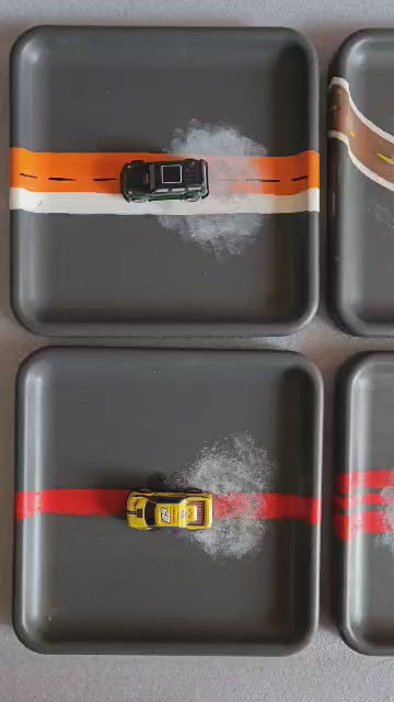Speed Streaks – 3D Racing Car Wall Art