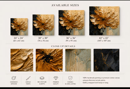 Noctra Aureum Textured Wall Art