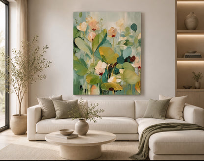 Sage Garden Harmony Textured Wall Art