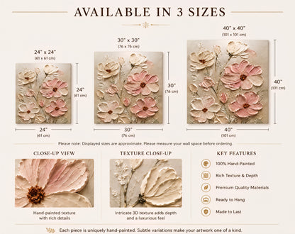 Velora Petal Textured Wall Art