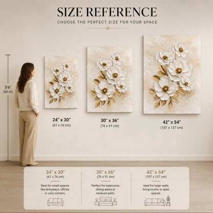 Botanical Gold Textured Wall Art