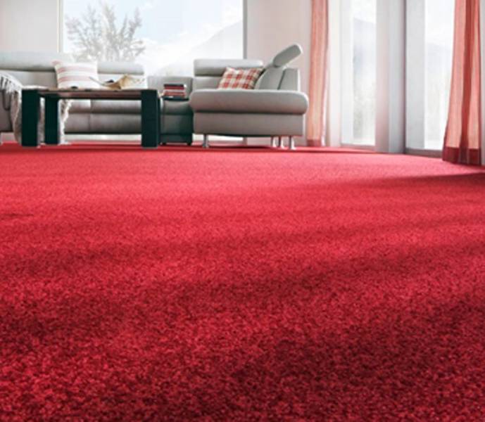 Peri Plus Red Wall To Wall Carpet