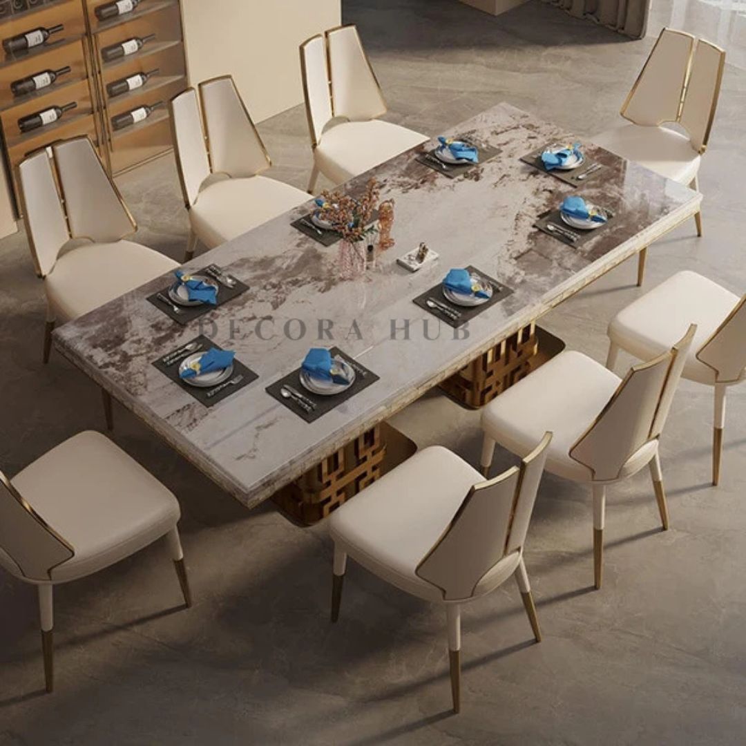 Rowan Luxurious Marble Dining Table