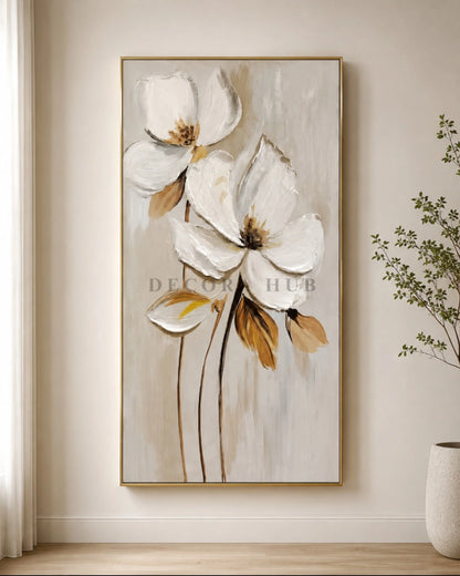 Serra Bloom Textured Wall Art