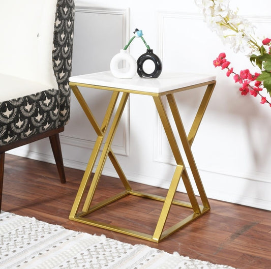 Double X Decorative Side Table