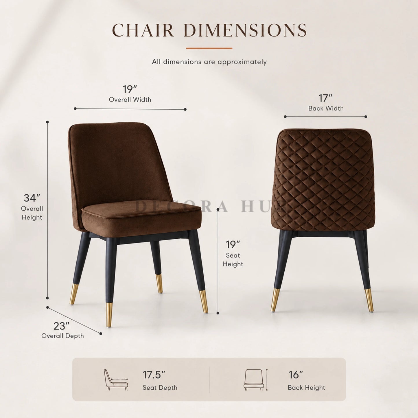 Siena Brown Dining Chair