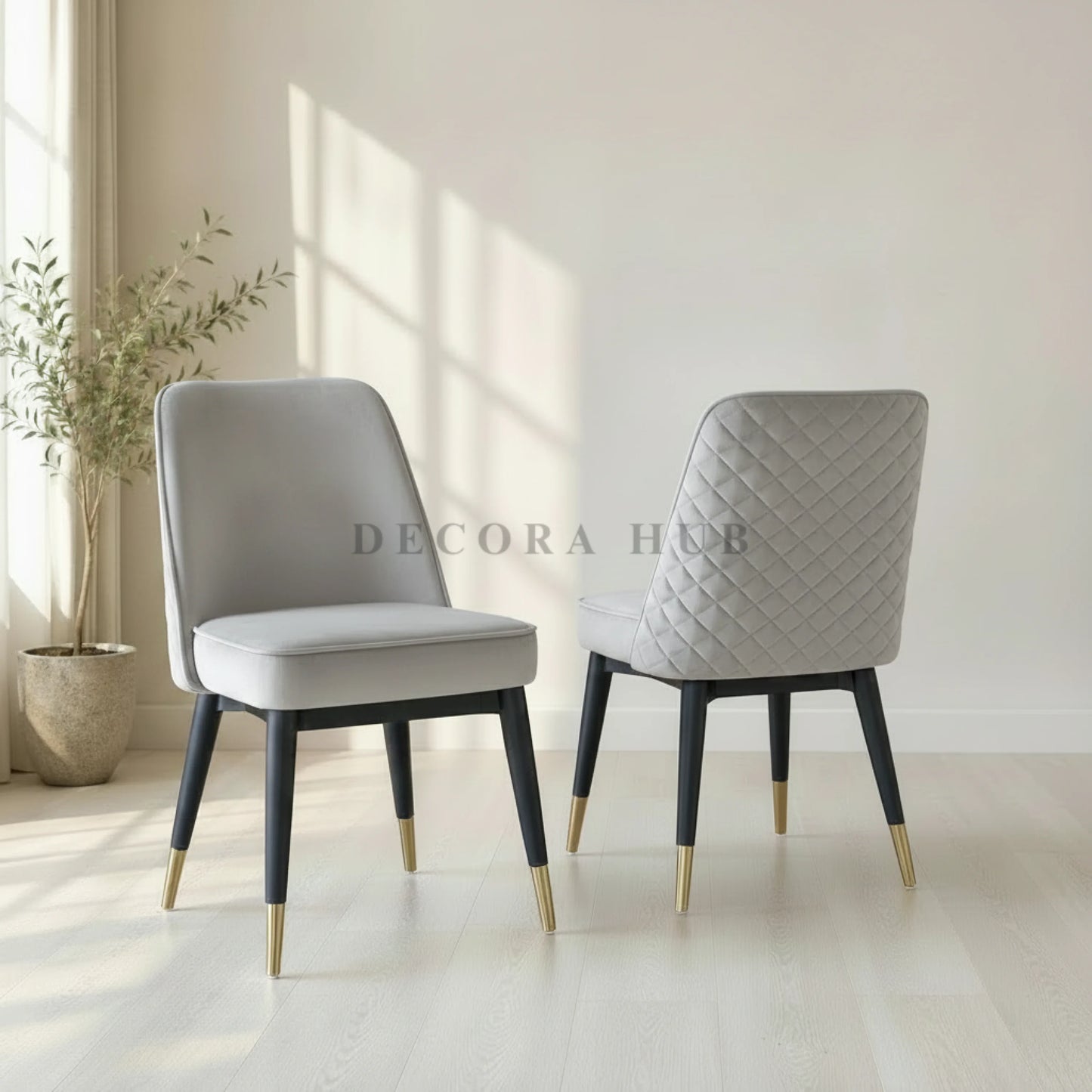 Grey dining chair