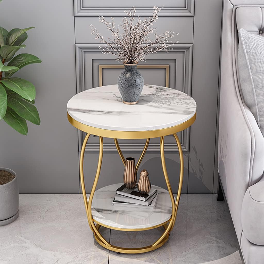 Beautiful Two-Teir Metal Side Table