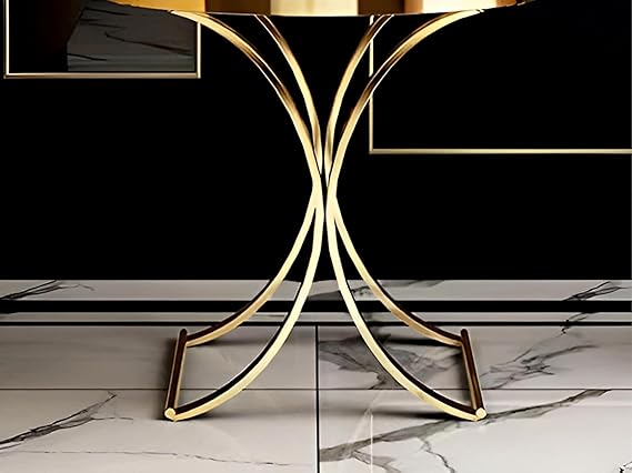 Luxurious Round Black Side Tables