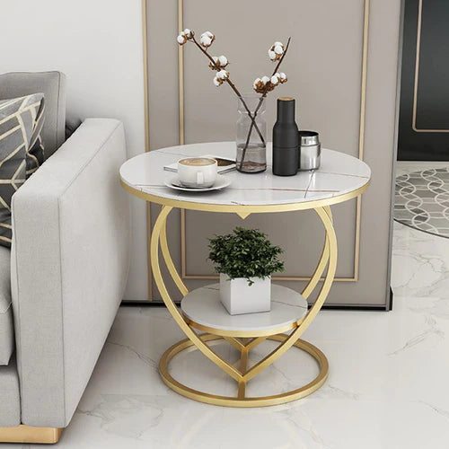 Double-Heart Side Table