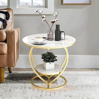 Double-Heart Side Table