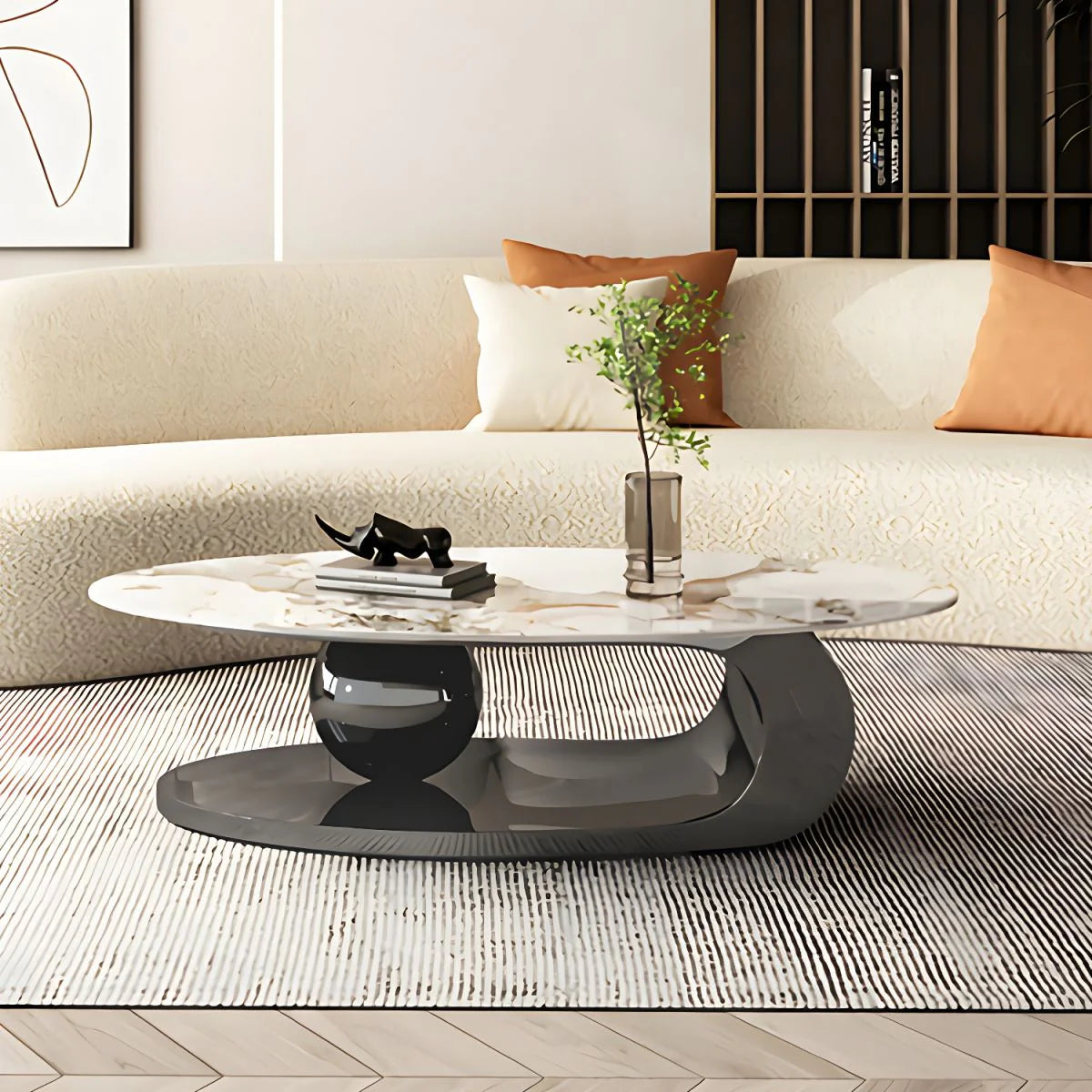 Alaska Black Luxurious Centre Table