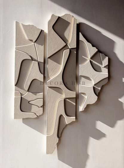 Terrascape – Sculpture beige Textured Wall art