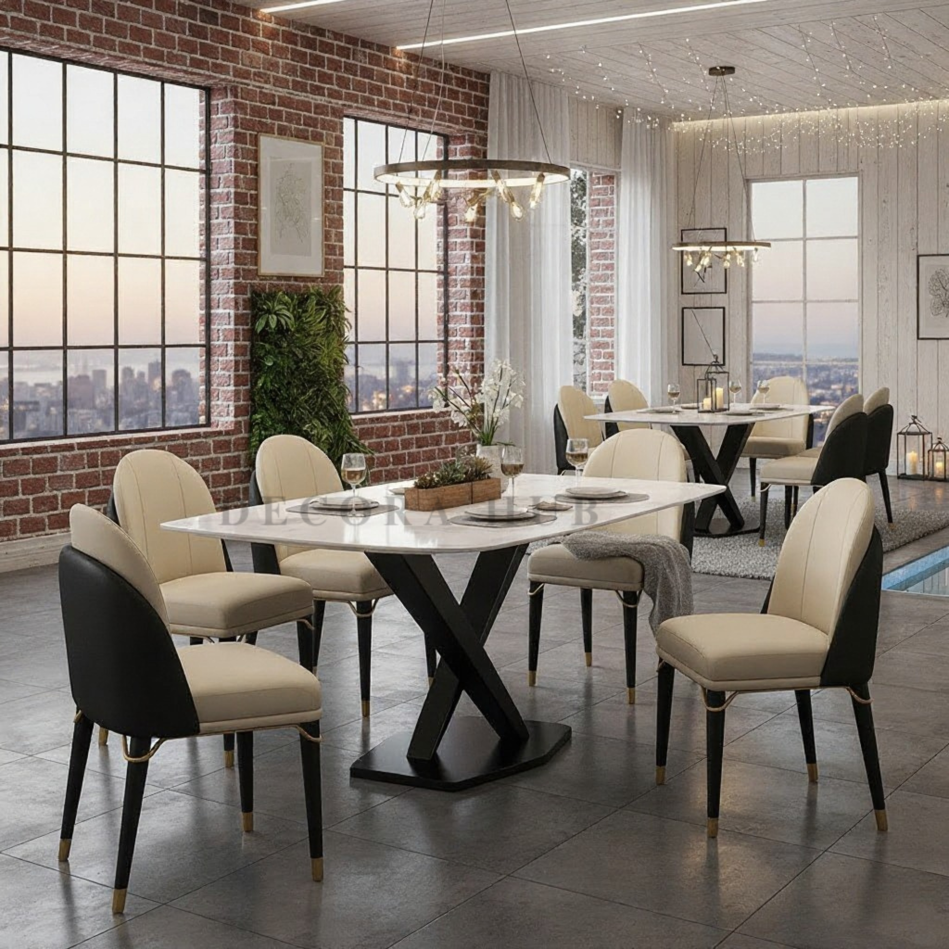 The Titan Shadow Dining Table – another angle