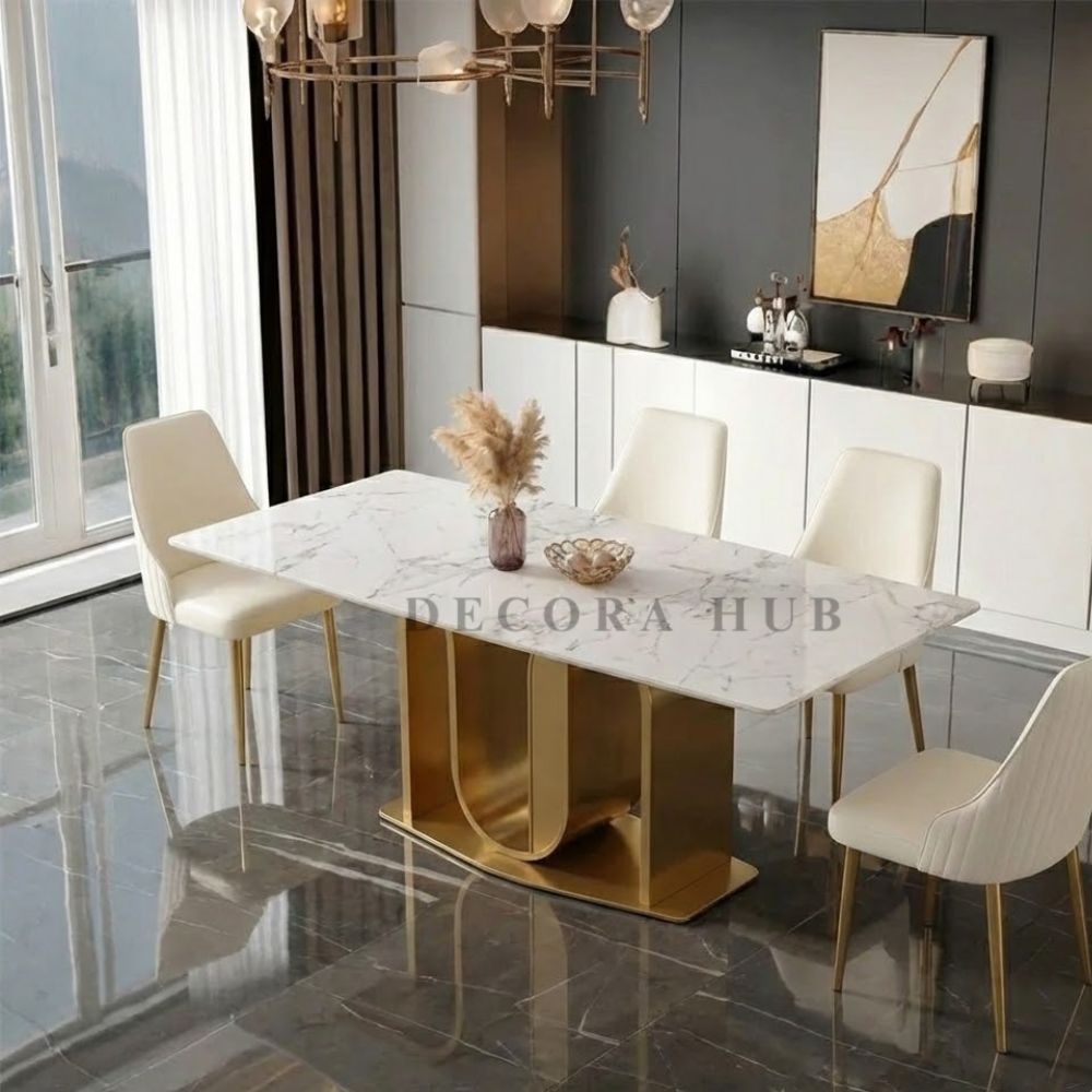 The U Shape Luxurious Dining Table – another angle