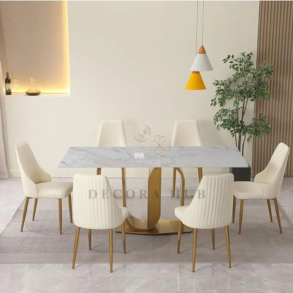 The U Shape Luxurious Dining Table – detail view