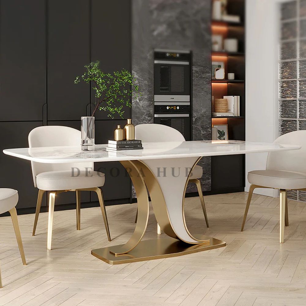 The X Luxurious Dining Table – side view