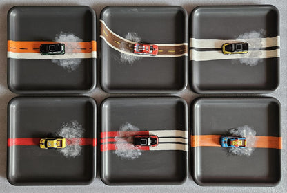 Speed Streaks – 3D Racing Car Wall Art