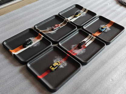 Speed Streaks – 3D Racing Car Wall Art