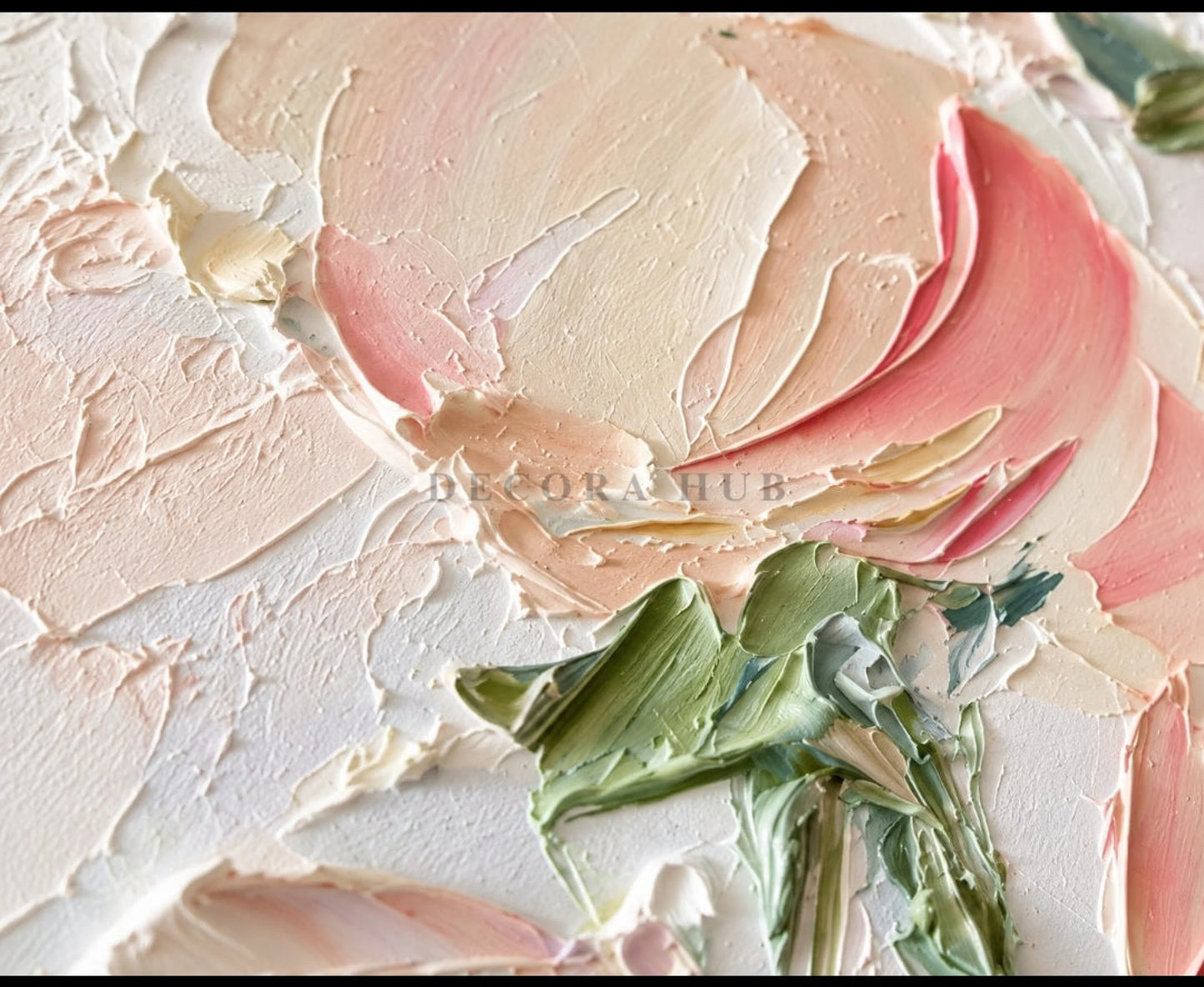 Velor Petal Textured Wall Art - Textured Wall Art