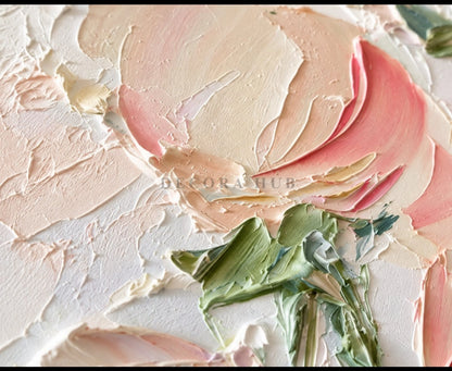 Velor Petal Textured Wall Art - Textured Wall Art