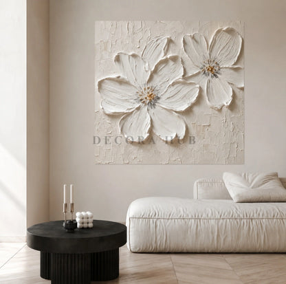 Veloura Alba Floral Wall Art