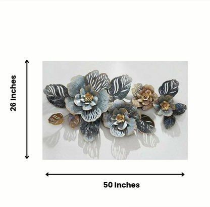 Natural Flower metal wall Art