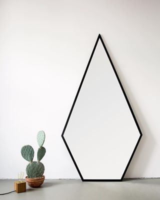 Triangle Shape Wall Mirror